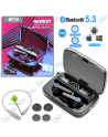 Écouteurs Bluetooth M19 TWS – Bluetooth 5.3 • Affichage LED • Étanches IPX7 • Recharge rapide & 2000 mAh • Son Hi‑Fi & commandes