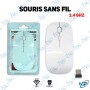 💻 Souris Sans Fil 2.4 GHz Blanche : Ergonomie, Finesse et Fiabilité