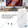 💻 Souris Sans Fil 2.4 GHz Blanche : Ergonomie, Finesse et Fiabilité
