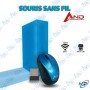 🖱️Souris Sans Fil Compacte 2.4 GHz Bleue - AND Technology 1314
