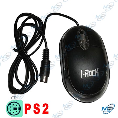 🖱️Souris Filaire I-Rock PS/2 Classique – Fiabilité pour Anciens PC et Postes Dédiés