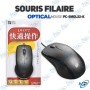 🖱️Souris Filaire Optique PC-SMOL32-K Taille L | 1000 DPI USB Ergonomique