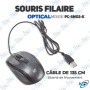 🖱️Souris Filaire Optique PC-SMO2-K USB | 1000 DPI Mouvement Précis
