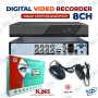 DVR 8 CH Hybride H.265 – AHD/TVI/CVI/CVBS/IP, HDMI/VGA, jusqu’à 6 To