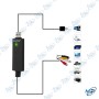 🎞️EasyCAP USB 2.0 Convertisseur Vidéo Analogique VHS vers PC (3 RCA + S-Vidéo)