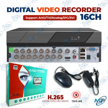 📹DVR 16 Canaux Hybride H.265 | 5-en-1 Surveillance Vidéo Sécurité