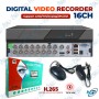 📹DVR 16 Canaux Hybride H.265 | 5-en-1 Surveillance Vidéo Sécurité