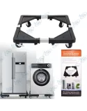 ✨Support Mobile 4 Roues pour Lave-Linge & Réfrigérateur | Anti-Corrosion