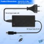 Chargeur 42V 2A pour Batterie Lithium-Ion – Alimentation pour Trottinette Électrique, Vélo Électrique, Hoverboard