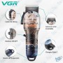 ✂️Tondeuse de Précision VGR V-953 – Professionnelle, Rechargeable, Design Pirate, Lames en Acier Inox