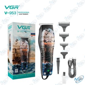 ✂️Tondeuse de Précision VGR V-953 – Professionnelle, Rechargeable, Design Pirate, Lames en Acier Inox