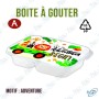 🍽️Boîte à goûter pour enfants – Design coloré et ludique – Plastique PP 05 – Idéale pour l’école et les sorties