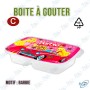 🍽️Boîte à goûter pour enfants – Design coloré et ludique – Plastique PP 05 – Idéale pour l’école et les sorties