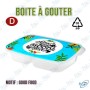 🍽️Boîte à goûter pour enfants – Design coloré et ludique – Plastique PP 05 – Idéale pour l’école et les sorties