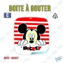 🍱Boîte à goûter compartimentée pour enfants – 3 compartiments – Licences officielles (Barbie, Mickey, Spiderman) – Plastique PP0