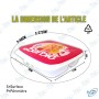 🍱Boîte à goûter compartimentée pour enfants – 3 compartiments – Licences officielles (Barbie, Mickey, Spiderman) – Plastique PP0