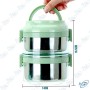 copy of BOITE À REPAS AVEC COMPARTIMENTS + CUILLERE ET FOURCHETTE