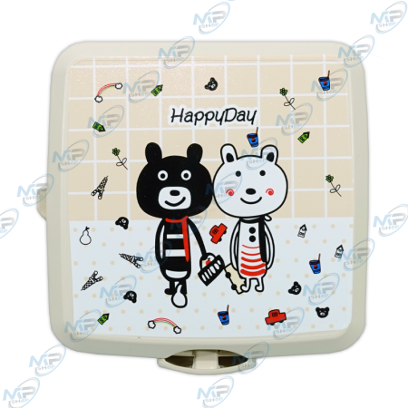 🍱 Boîte Repas Enfant 4 en 1 avec Couvercle et Couverts Intégrés – Lunch Box Portable Réutilisable
