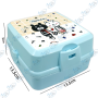 🍱 Boîte Repas Enfant 4 en 1 avec Couvercle et Couverts Intégrés – Lunch Box Portable Réutilisable