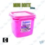 🥗 Mini Boîte Plastique Alimentaire Carrée 300 ml – Rangement Pratique et Durable Multi-Usage