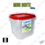 🥗 Mini Boîte Plastique Alimentaire Carrée 300 ml – Rangement Pratique et Durable Multi-Usage