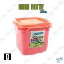 🥗 Mini Boîte Plastique Alimentaire Carrée 300 ml – Rangement Pratique et Durable Multi-Usage