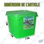 🥗 Mini Boîte Plastique Alimentaire Carrée 300 ml – Rangement Pratique et Durable Multi-Usage