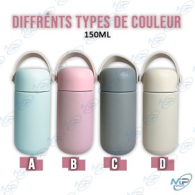 🧊 Mini Thermos en Acier Inoxydable 150ml – Compact, Design & Résistant