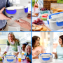 🥘Lunch Box Électrique Chauffante 1.05L avec Bol en Acier Inoxydable – Repas Chaud à Tout Moment | 40W