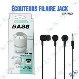 🎧 Écouteurs Filaire JACK EP-750 – Son Hi-Fi & Confort Assuré  Titre optimisé SEO :