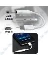 🎧 Adaptateur Audio USB-C vers Jack 3.5mm – Compatible Android, Huawei, Xiaomi, Samsung…