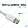 🎧 Adaptateur Audio USB-C vers Jack 3.5mm – Compatible Android, Huawei, Xiaomi, Samsung…