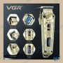✂️Tondeuse VGR V-055 Professionnelle Rechargeable - Écran LED, 8 Sabots de Guidage, Moteur 7000 RPM - Coupe Précise de 0,8 à 19