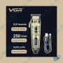 ✂️Tondeuse VGR V-055 Professionnelle Rechargeable - Écran LED, 8 Sabots de Guidage, Moteur 7000 RPM - Coupe Précise de 0,8 à 19