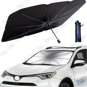 🚘 Pare-Soleil Voiture Pliable Type Parapluie – Protection UV & Chaleur – Format Universel 140x77 cm