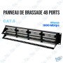 📡Panneau de Brassage 48 Ports CAT6 – 2U – 1000 Mbps – Réseau RJ45 – Rangement et Organisation Câblage Informatique