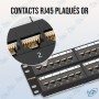 📡Panneau de Brassage 48 Ports CAT6 – 2U – 1000 Mbps – Réseau RJ45 – Rangement et Organisation Câblage Informatique