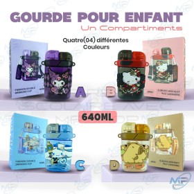 copy of GOURDE POUR ENFANT AVEC  PAILLE EN SILICONE
