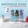 🥤 Bouteille d’eau sport 650ml - ENJOY SPORTY-LIFE avec ouverture rapide