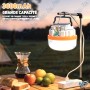 🔆 Lampe de Secours Solaire LED 50W – Rechargeable, Haute Autonomie & Éclairage Puissant 🔋🌞