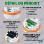 🔆 Lampe de Secours Solaire LED 50W – Rechargeable, Haute Autonomie & Éclairage Puissant 🔋🌞
