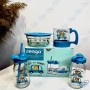 🥣Ensemble de Verres Enfants 4 en 1 - Thème Tigre & Voiture