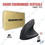 🖱️ Souris Verticale Sans Fil - 2.4G Ergonomique pour PC