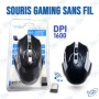 🖱️ Souris Gaming Sans Fil YR-5086 - 1600 DPI, Rétroéclairée