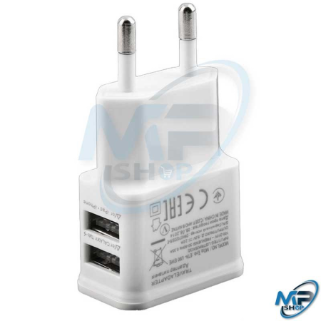 Adaptateur Chargeur Secteur USB Double Port