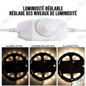 🔌  Variateur LED Manuel 12V/24V - Contrôlez Votre Ambiance Lumineuse