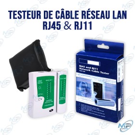 copy of TESTEUR DE CÂBLE RÉSEAU LAN RJ45 & RJ11