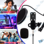 🎤Kit Micro Condensateur Pro avec Carte Son V8 Plus – Streaming, Podcast & Studio