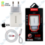 ⚡ Chargeur Mural Double USB BEBIBOS BOS-A005 | Rapide & Universel (iOS/Android)