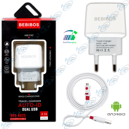 tete de charge BEBIBOS ANDROID  2.1A